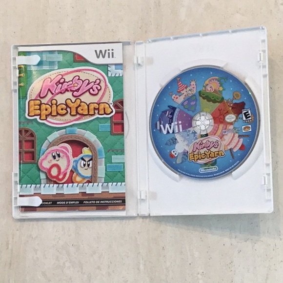 Kirby’s Epic Yarn Nintendo Wii Game Complete - Picture 5 of 9